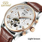 KINYUED  Mechanical Tourbillon  Brand Watches Classic Six-pin Mechanical Watches Men&amp;#39;&amp;#39;&amp;#39;&amp;#39;s Business Watch Automatic Hollow  Mechanical Watches — image 14 of 15