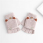 2pcs Women Versatiles Fingerless Mittens Outdoor Autumn Gloves Office Work Glove — image 7 of 16