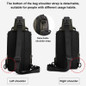 Men's Crossbody Bag, Multi-functional Waterproof Casual Shoulder Bag Fashion Single Shoulder Crossbody Bag Shoulder Backpack With USB Charging Port, Multiple Pockets For Hiking Cycling Mountaineering — image 8 of 34