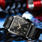 Men's Watches Luxury Stainless Steel Watch Fashion Casual Watches Waterproof Square Male Wristwatches Business Branded Watch Chronograph Watches Horloges Mannen Montre Homme Luxe Quarz Uhr — image 11 of 20