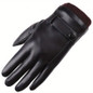 1Pair Winter Men Gloves PU Leather Gloves, Thick Lined Warm Touchscreen Gloves, Winter Fashion Gloves Sport Gloves — image 12 of 16