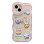 Frog Flower Cute Phone Case with Hidden Dual Stand for iPhone 16 Pro 15 14 13 X — image 7 of 10