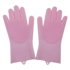 Premium Silicone Dishwashing Gloves - Heat Resistant, Waterproof Kitchen Cleaning Gloves for Durable Household Chores — image 3 of 13