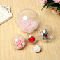 1~24pcs Clear Plastic Fillable Ornaments Ball Christmas DIY Craft Ball Bauble Ornament for Christmas Wedding Party Home Decorations — image 14 of 51