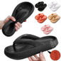 4cm Thickness Ultra Cushioning Flip-flops Slippers Soft Slide Sandals for Women Men Non-Slip Shower Shoes Bath Slippers Summer Beach Slides Women's Flip Flops — image 6 of 45
