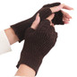 Winter Warm Gloves Fingerless Wrist Length Warm Gloves Hand Arm Warmer Half Finger Gloves Stretchy Knitted Gloves ZOU — image 20 of 22
