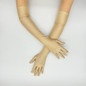 Satined Gloves for Wedding Ceremony Simple Elbow Gloves Formal Occasion Gloves Banquet Long Gloves for 1920s Costume — image 5 of 16