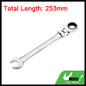 1pc/2pcs Metric Flex-Head Ratcheting Combination Wrench 72 Teeth 12 Point Dual-purpose Rachet Wrench Ended Spanner Hand Tools (6mm-24mm To Choose) — image 31 of 55