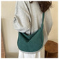 Modern Small Corduroy Crossbody Bag for Women Messenger Bag for Work Travel — image 12 of 15