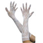 Formal Occasion Wear Lace Gloves Breathabe Mesh Gloves Handwear for Cocktails — image 8 of 11