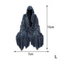 13cm/15cm New Reaping Solace The Reaper Sitting Statue Gothic Desktop Resin Black Sculptures For Home Decor Ornament — image 12 of 14