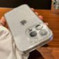 Bling Glitter Clear Case For iPhone 16 15 Pro Max 14 13 12 11 XR X XS 16 Plus Lens Protection Shockproof Transparent Soft  Cover — image 4 of 10
