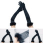 Fashion Gloves Female Elegant Solid Etiquette Gloves Wedding Party Long Gloves — image 8 of 15
