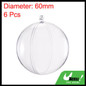1~24pcs Clear Plastic Fillable Ornaments Ball Christmas DIY Craft Ball Bauble Ornament for Christmas Wedding Party Home Decorations — image 33 of 51