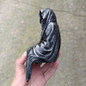 13cm/15cm New Reaping Solace The Reaper Sitting Statue Gothic Desktop Resin Black Sculptures For Home Decor Ornament — image 5 of 14