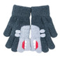 Vintage Cartoon Pattern Knitted Gloves Girls Thick Glove Windproof — image 9 of 16