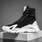 Trendy Chunky Sole High-Top Sneakers for Teens - Fashionable Outdoor Casual Sports Shoes — image 5 of 9
