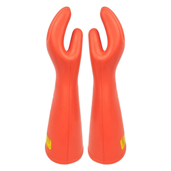 20KV Insulated Rubber Gloves for Live Line Work - 10KV Rated Electrical Safety Gloves — image 1 of 8