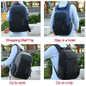 Men's Laptop Backpack,  Anti-theft Bag Large Capacity Business Bag For Travel, USB Charging Backpack College School Computer Bag Gift For Men & Women — image 26 of 46