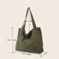 Large Capacity Solid Color Bag, Shopping Bag, Tote Bag — image 12 of 13