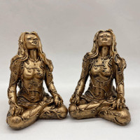 Mother Earth Statue Mini Gaia Fairy Decorative Buddha Statue Decorative Figurines Goddess Healing Chakra Meditation Home Decor — image 2 of 15