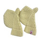 Keep Warm Lengthen Wrist Gloves Solid Color Half Finger Mitten for Teens — image 16 of 20