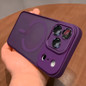 Translucent Luxury Case for iPhone 17 16 15 Pro Max 16 15 14 Plus 17 Air with Magnetic Wireless Charging and Matte Lens Protector — image 4 of 18