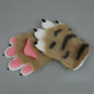 Girls Winter Gloves Soft Mittens with Cartoon Tiger Paw Shape Thicken Mittens — image 6 of 12