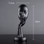 Modern House Decor Home Decoration Maison Accessories Thinker Mask Miniature Figurines for Living Room Office Corridor — image 10 of 15