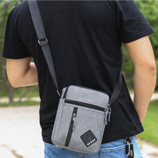 Men Casual Crossbody Bags Zipper Shoulder Bag Messenger Bag Sport Bag — image 3 of 11