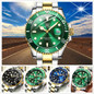 Orologi Al Quarzo クォーツ時計 Luxury Business Watches Big Dial Watch Gift Gold Watch for Men Rotatable Bezel Sapphire Glass Stainless Steel Band Sport Quartz Wristwatch Reloj Uhrenbeweger — image 9 of 21