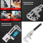 10",12",15" F-type Wrench Right Angle Wide Jaw Opening Adjustable Spanner Wrench Tool for Household Repair — image 8 of 14