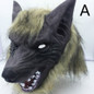 Halloween Gloves Animal Gloves Silicone Mask Lion Tiger Wolf Head Mask Wolf Gloves — image 6 of 20