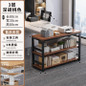 Multifunctional Kitchen Storage Cabinet with Microwave Stand and Cutting Board — image 38 of 58