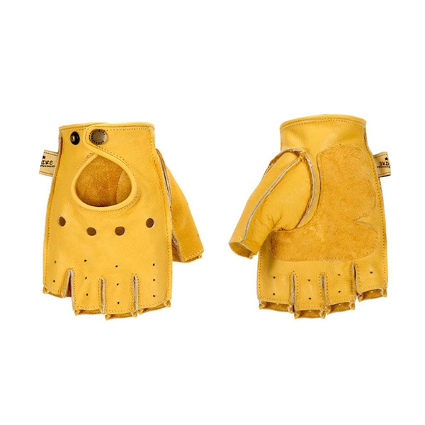 Mens Reverse Stitched Driving Motorcycle Breathable Gloves Non-slip — image 1 of 11