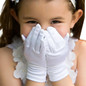 Fashion Party Accessories White Gloves for Little Girl Birthday Celebrations — image 6 of 9