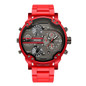 Oversized Dial Dual Time Watch for Men - Sporty Multifunction Quartz Watch — image 7 of 16