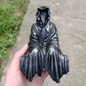 13cm/15cm New Reaping Solace The Reaper Sitting Statue Gothic Desktop Resin Black Sculptures For Home Decor Ornament — image 6 of 14