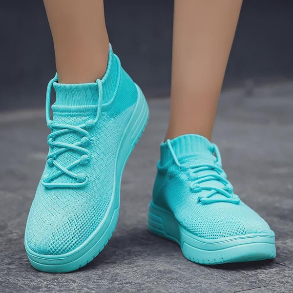 Lightweight Knit Slip-On Sneakers for Women | Breathable & Durable Casual Walking Shoes | Unisex Comfort Fit — image 1 of 12