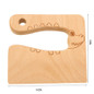 1Pc Wooden Kids Cutter Cute Shape Kitchen Tool For Cutting Veggies Cooking Tools For Children Safe Kitchen Cutting Toy DIY Tool — image 19 of 20