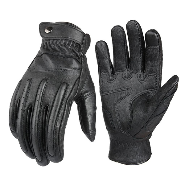 Breathable Full Finger Racing Motorcycle Gloves Mens Touchscreen Gloves — image 1 of 11