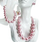 4Pcs/Set Elegant Vintage Pearl Necklace Set Korean Style Women Choker Bridal Wedding Jewelry with Earrings Ring Fashion Accessories — image 47 of 55