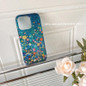 Little Blue Wild Flowers Colorful Flower Translucency Sparkling Glitter Sequin Glossy Case for iPhone 12 13 14 15 16 Pro Max — image 6 of 9