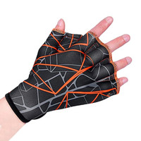 Nylon Swimming Gloves Aquatic Swimming Webbed Gloves Water Training Hand Webbed Fit Aquatic Training Swim Costume Dive Hand Equipment — image 2 of 9