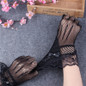 Women Summer Uv-proof Driving Gloves Mesh Fishnet Gloves Lace Mittens Full Finger Girls Lace Fashion Gloves — image 11 of 22
