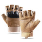 Tactical Gloves for Men - Half Finger Outdoor Training & Combat Hard Shell Protective Riding Sports Gloves with Anti-Slip Grip — image 18 of 28