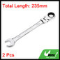 1pc/2pcs Metric Flex-Head Ratcheting Combination Wrench 72 Teeth 12 Point Dual-purpose Rachet Wrench Ended Spanner Hand Tools (6mm-24mm To Choose) — image 36 of 55