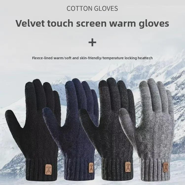 Winter Cycling Gloves - Windproof & Breathable Fleece Lined for Cold Weather — image 1 of 11