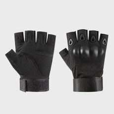 Tactical Gloves Hard Shell Half-Finger Grip Training Cut-Resistant Wear-Resistant Mountaineering Combat Protection Fitness — image 3 of 31