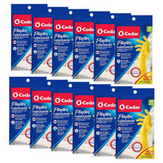 Handsaver Reuseable Rubber Cleaning Gloves (Medium, 12 Pairs), Everyday Protection Reusable Household Gloves — image 3 of 7
